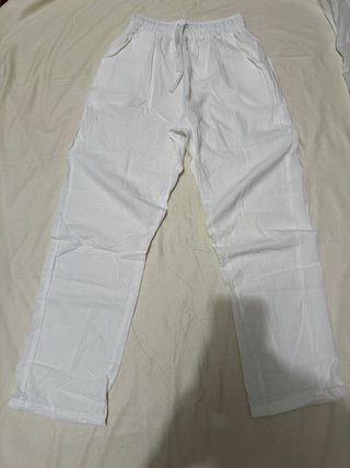 Pantalón de Lino Blanco