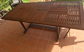 Mesa de Jardín de Madera para 10 Personas