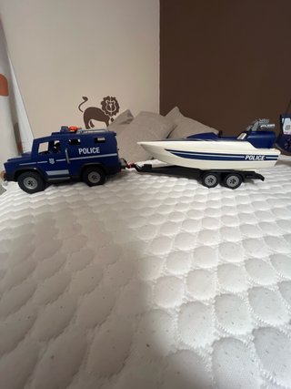 Playmobil Camión Policía y Barco
