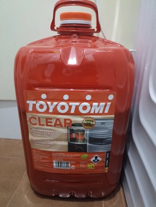 Garrafa de Isoparafina Toyotomi Clear 15 L. Aprox