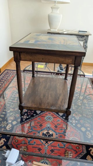 Mesita Auxiliar Vintage de Madera