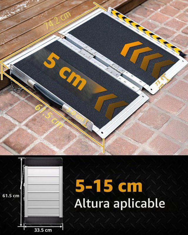 Rampa Plegable para Silla Ruedas 91cm