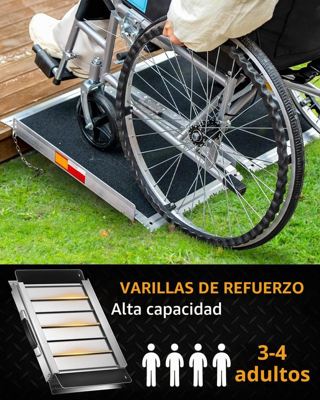 Rampa Plegable para Silla Ruedas 91cm