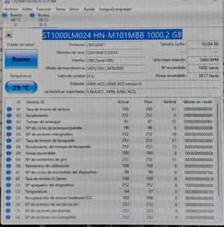 Disco Duro 1TB Seagate/Samsung 2.5 SATA III