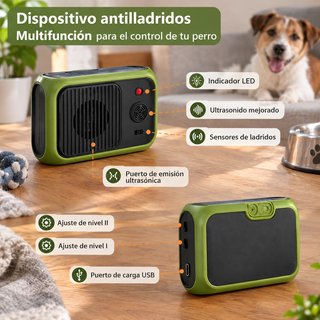 Anti guau guaus NUEVO para Perros, Frecuencia ajus
