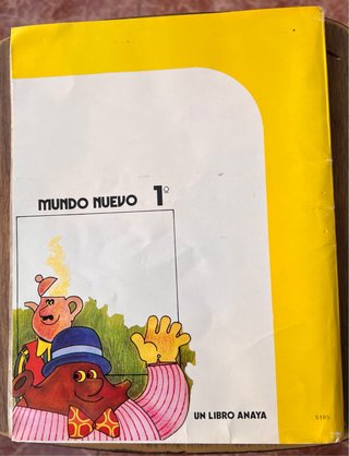 Mundo nuevo 1 egb Anaya año 1977
