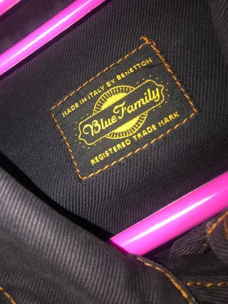 Chaqueta Vaquera Benetton Negra