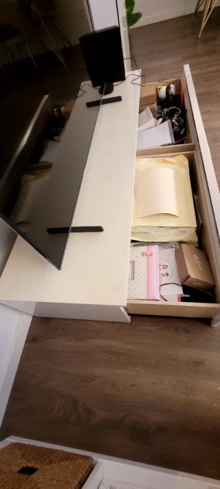 Mueble TV blanco