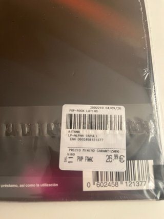 Vinilo Aitana Alpha