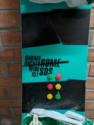 Snowboard Tabla Rome SDS 151W + Fissazioni
