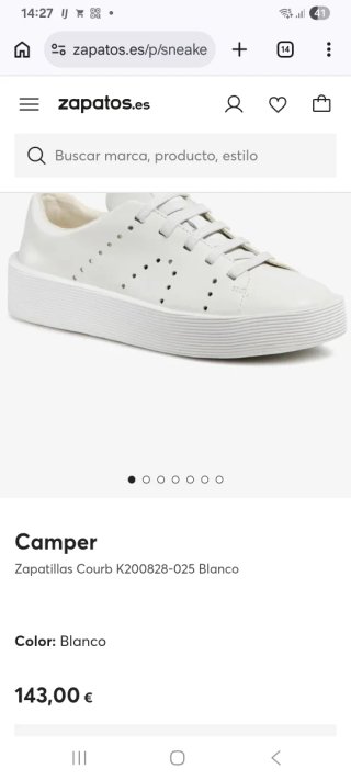 Zapatillas Camper Courb Blancas