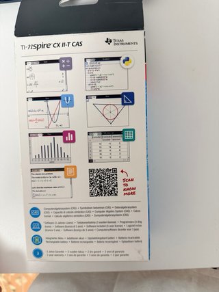 Calculadora Gráfica TI-Nspire CX II-T CAS