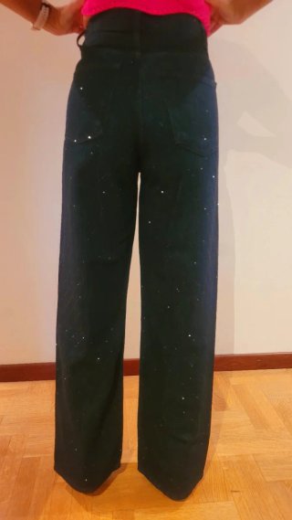 Vaqueros Zara con brillos