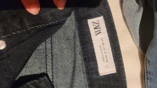 Vaqueros Zara con brillos