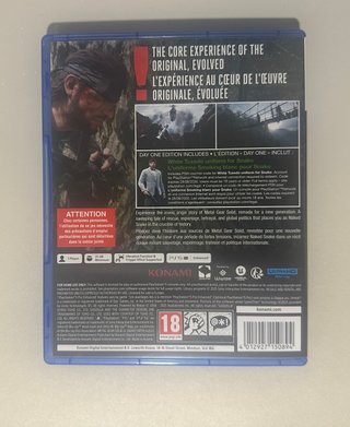 Metal Gear Solid Delta Snake Eater PS5 Day One