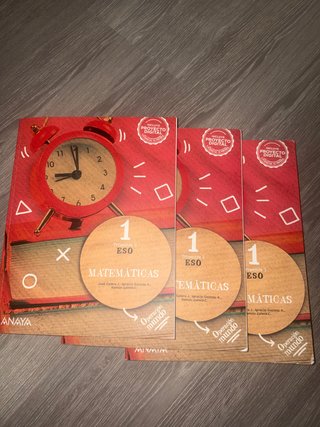Libro Matemáticas 1 ESO (3 Trimestres)