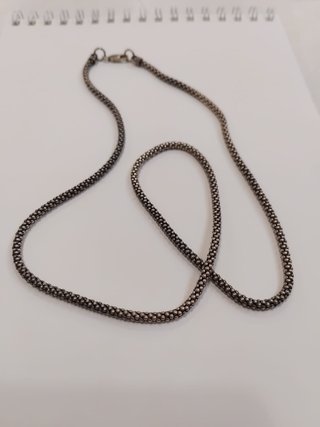 Cadena Plata Ley 925 Estilo Cordón
