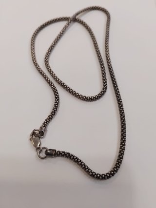Cadena Plata Ley 925 Estilo Cordón