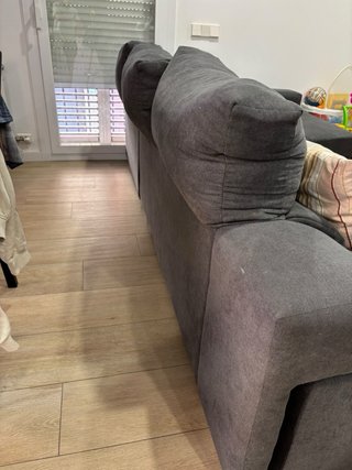 Sofá Chaise Longue Gris