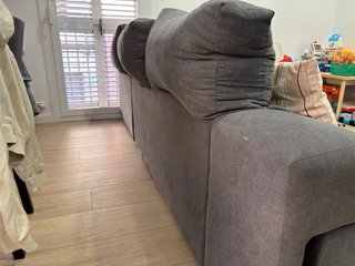 Sofá Chaise Longue Gris
