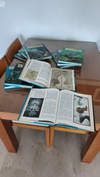 Enciclopedia Cousteau Mundo Submarino 10 volúmenes