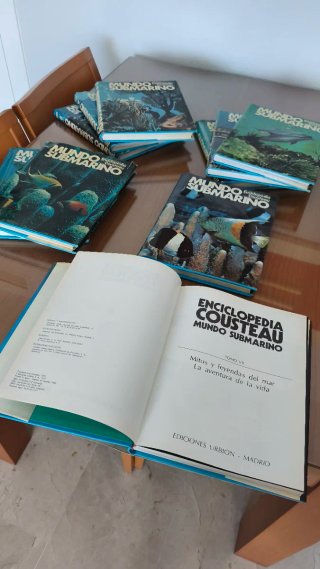 Enciclopedia Cousteau Mundo Submarino 10 volúmenes