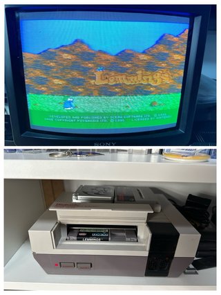 Lemmings Nintendo Nes Pal B