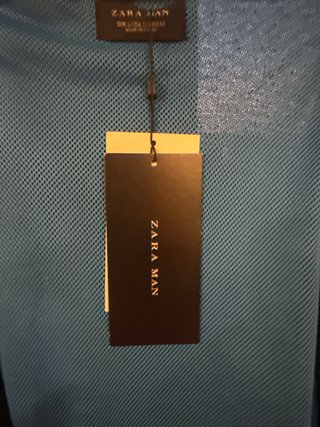 Chaqueta Zara Man Talla L Azul Marino