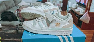 Zapatillas Adidas Forum Low White Almost Blue