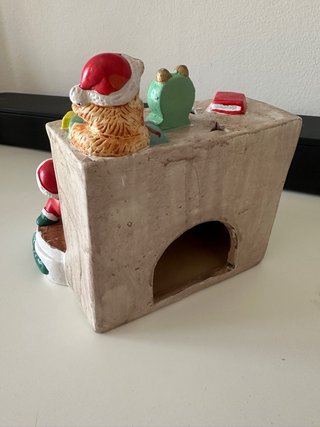 Soprammobile Natale Babbo Natale Camino