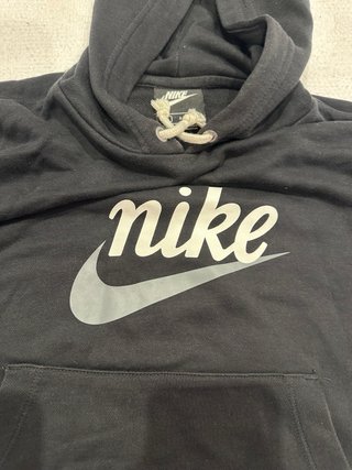 Sudadera Nike Oversized Negra y Gris L oversized