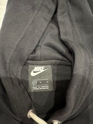 Sudadera Nike Oversized Negra y Gris L oversized