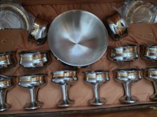 Juego Café IBER Oro Inox