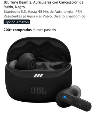Auriculares JBL Wave Beam Negros