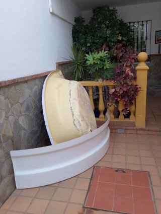 Bañera de Rincón BAÑACRIL 140x140x43.