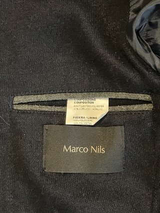 Giacca uomo Marco Nils blu in jersey - taglia 48