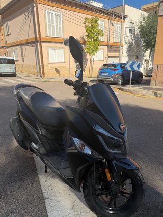 Sym Jet 14 Scooter Negra