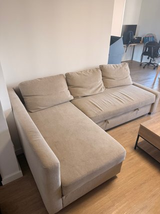 Sofá Cama Esquinero IKEA Beige (FRIHETEN)