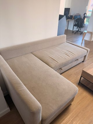 Sofá Cama Esquinero IKEA Beige (FRIHETEN)