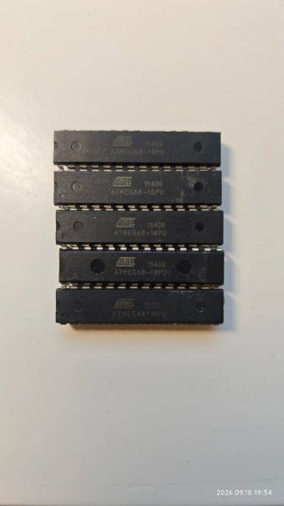 Microcontroladores ATmega8-16PU (Lote 5 unidades)