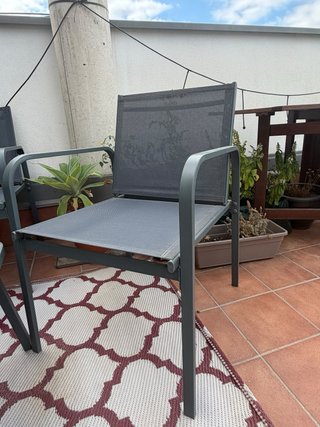 Conjunto Muebles Exterior: 2 Sillas, Sofá y Mesa