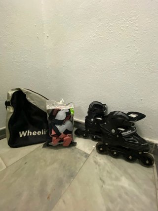 Patines en línea Wheelive con protecciones