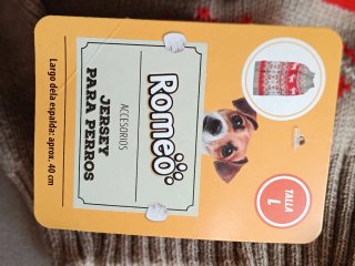 Jersey para perro Romeo Talla L