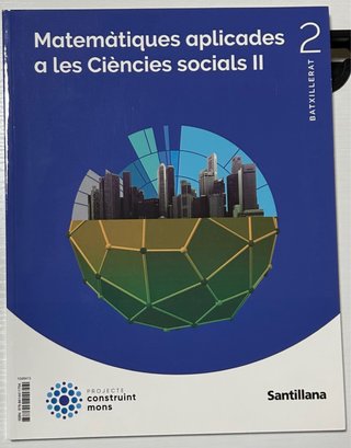 MATEMÀTIQUES APLICADES A LES CIÈNCIES SOCIALS II