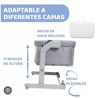 Cuna de colecho Next2Me Magic Gris