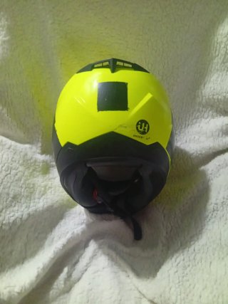 Casco  Burguer Amarillo Talla XL