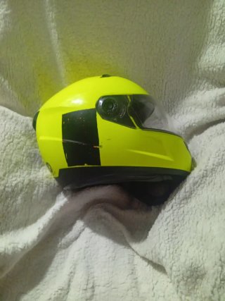 Casco  Burguer Amarillo Talla XL