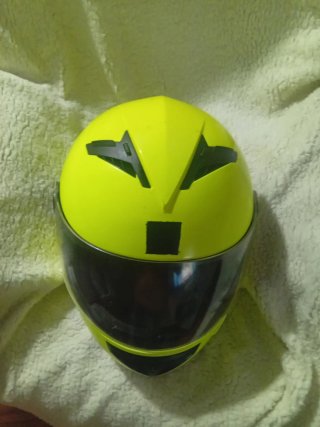 Casco  Burguer Amarillo Talla XL