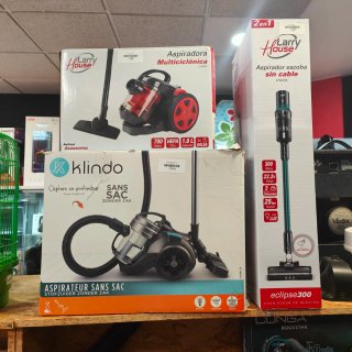 Variedad en aspiradoras sin bolsa