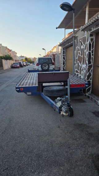 Remolque porta coches, plataforma